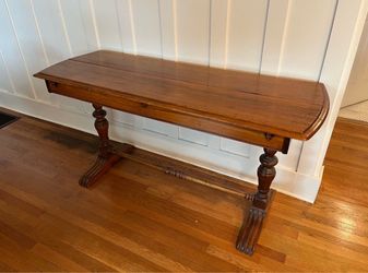Antique Convertible Console/Dining Table