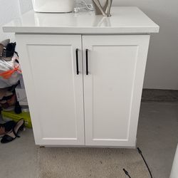 New Bathroom Cabinet With Marble Counter Top 