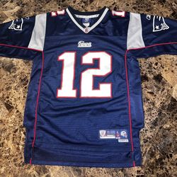 Tom Brady Patriots Jersey Stitched Youth Large