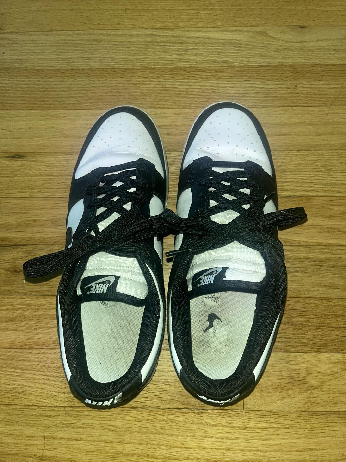 Used Panda Dunk Lows Size 12