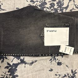 PURPLE flare jeans Size 33 