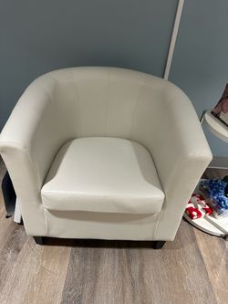 Leatherette chair
