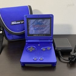 Cobalt Blue Game Boy Advance SP System used