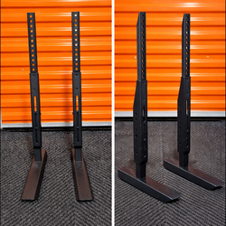 Universal TV Stand Legs Replacement Base for 32–75” TVs | Adjustable Height | Pair