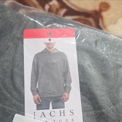 Jachs New York Grey Hoodie Size Medium