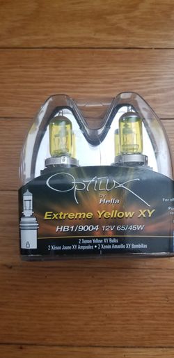 Optilux Extreme Yellow XY HB1 9004 12V 65/45W Pack of 2