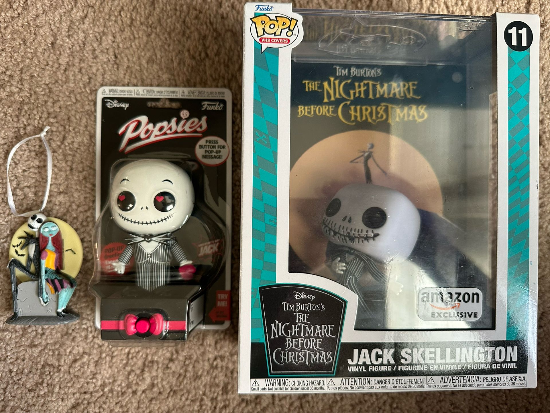 The Nightmare Before Christmas Funko POP! VHS Covers Jack Skellington #11 Lot