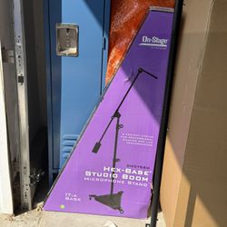 On-Stage HEX-BASE STUDIO BOOM MIC STAND
