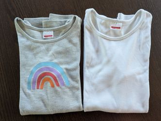 Set of 2 Thermolactyl long-sleeve T-shirts for kids.