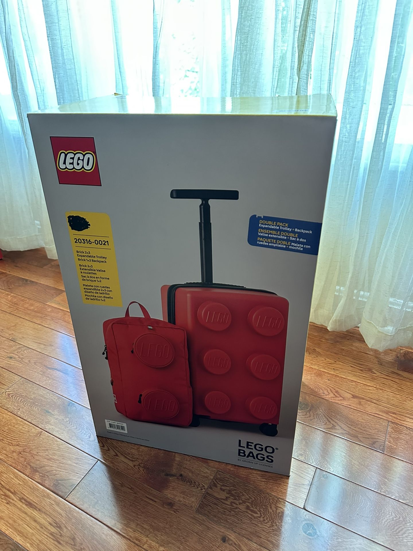 LEGO Bags Official LEGO Luggage Set