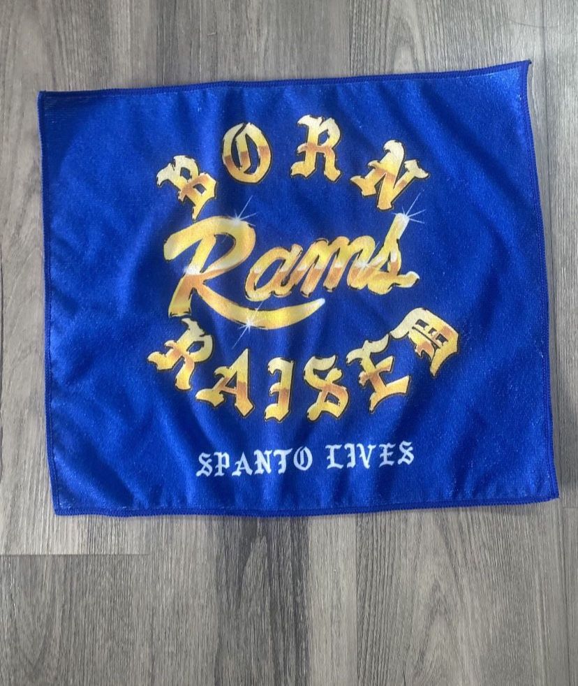 Los Angeles Rams - Born X Raised Rams Rally Towel - NEW