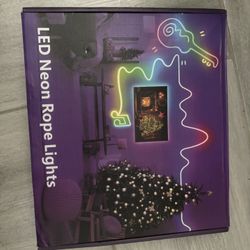 LED Neon Rope Lights. New In Box. With Remote Control