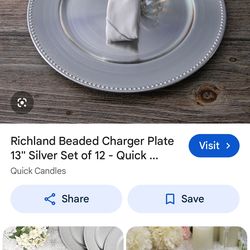 Charger plates