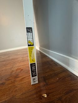 32 x 80 painted white door interior, six panel door
