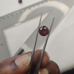 10.55ct VVS Quality Red Garnet: Loose Stones Round: 2pcs: Birthstone Earrings: #8