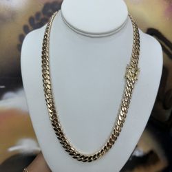 10k Solid Cuban Chain 