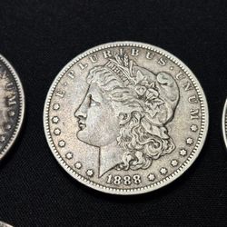 HARD DATE 1888-O MORGAN SILVER DOLLAR 90% SILVER BEAUTIFUL COLLECTORS COIN 