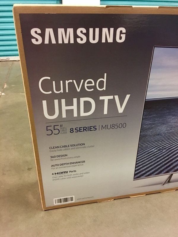 Samsung 55” 4K Curved UHD LED Smart TV Samsung UN55MU8500 Brand New In Box Delivery