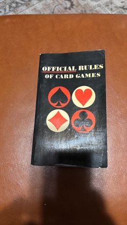Vintage official rules of card games 1976