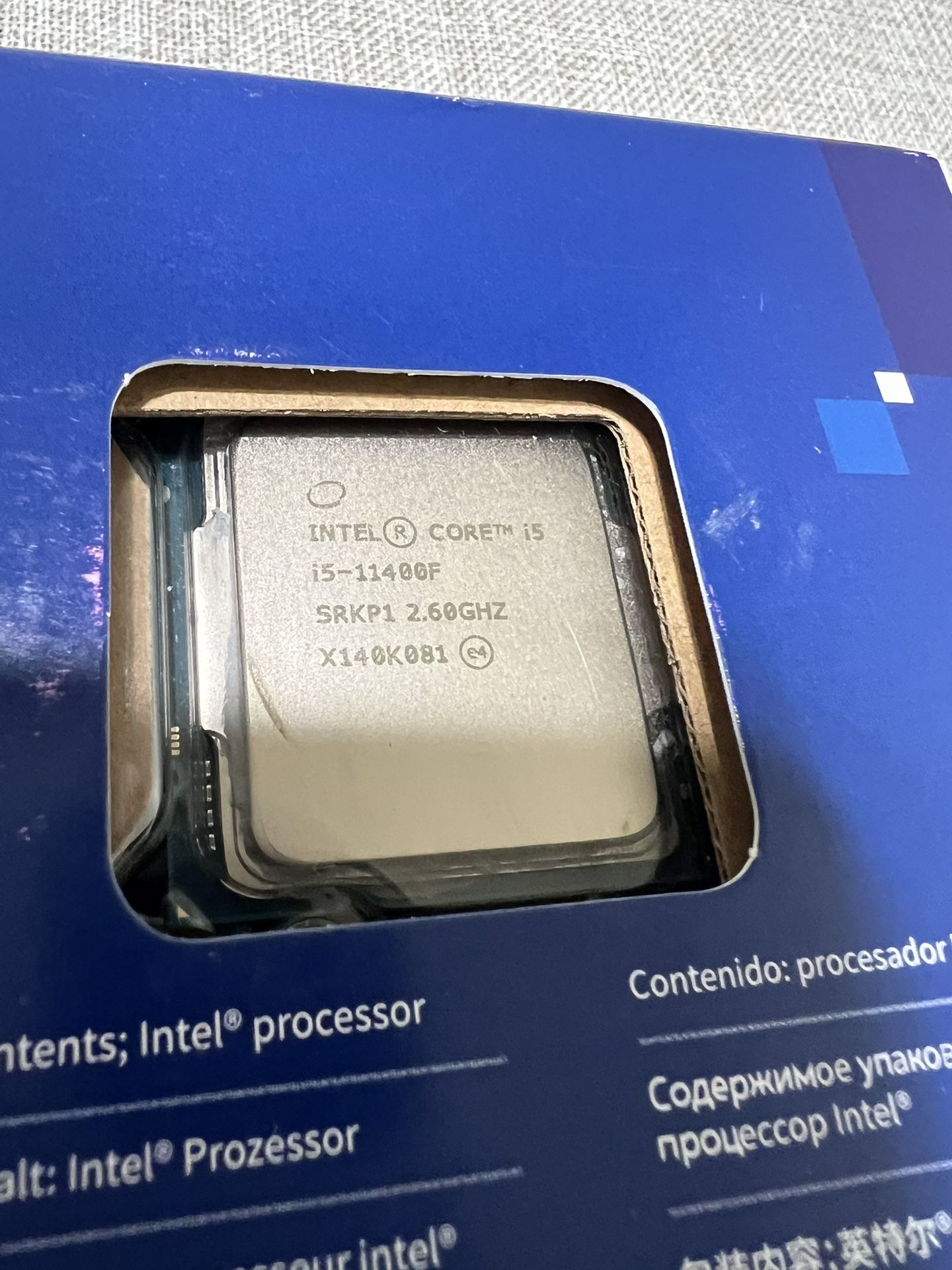 Intel i5-11400F CPU