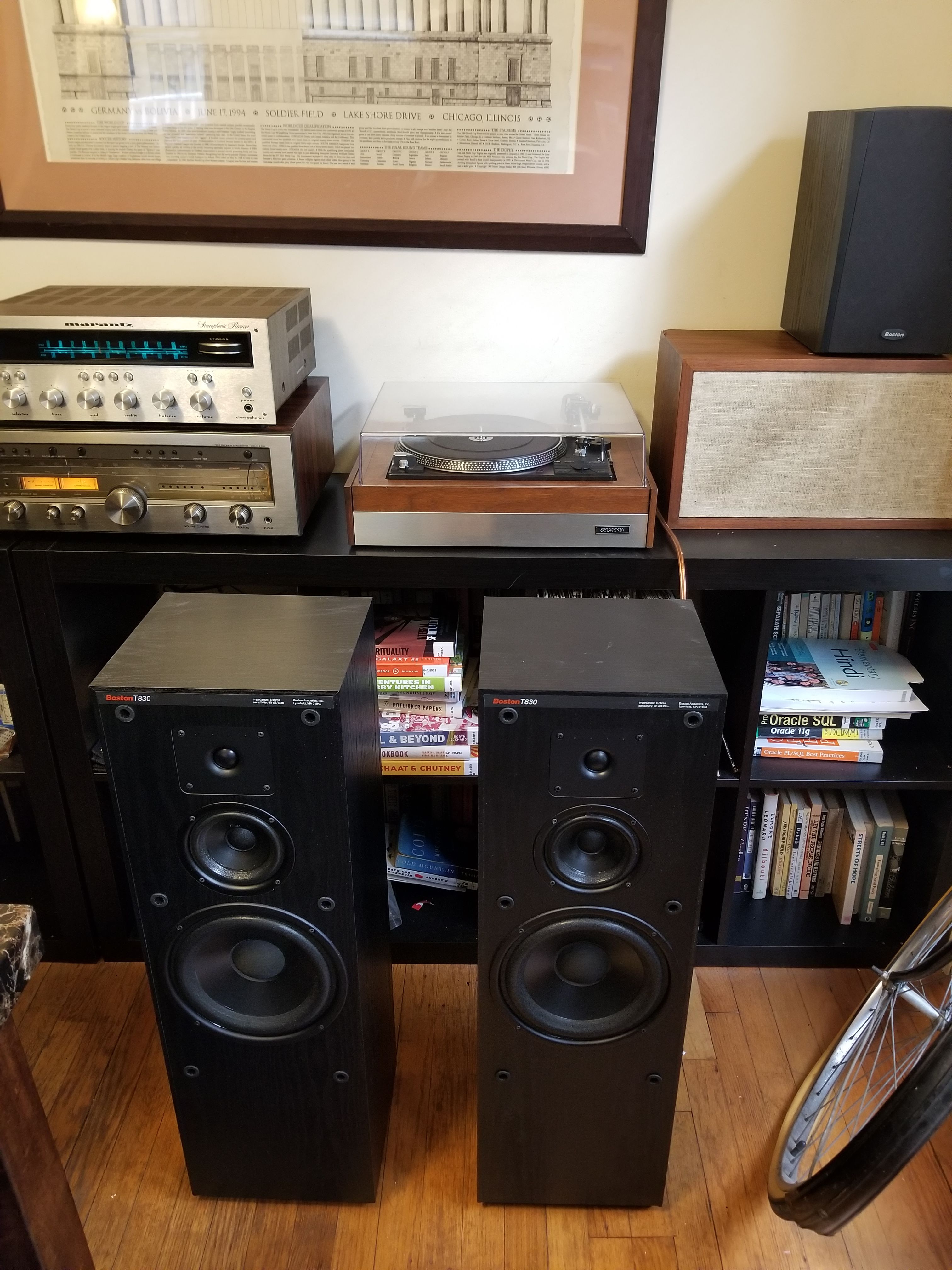 Vintage Boston Acoustics T830 Tower Speakers With Original Boxes