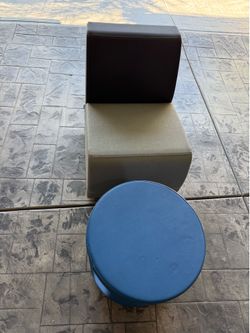 Game chair and ottoman