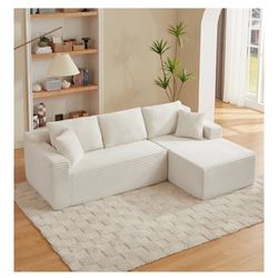 Brand new in box cloud/boneless couch