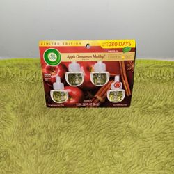 Air Wick 4 Refills Apple Cinnamon Medley