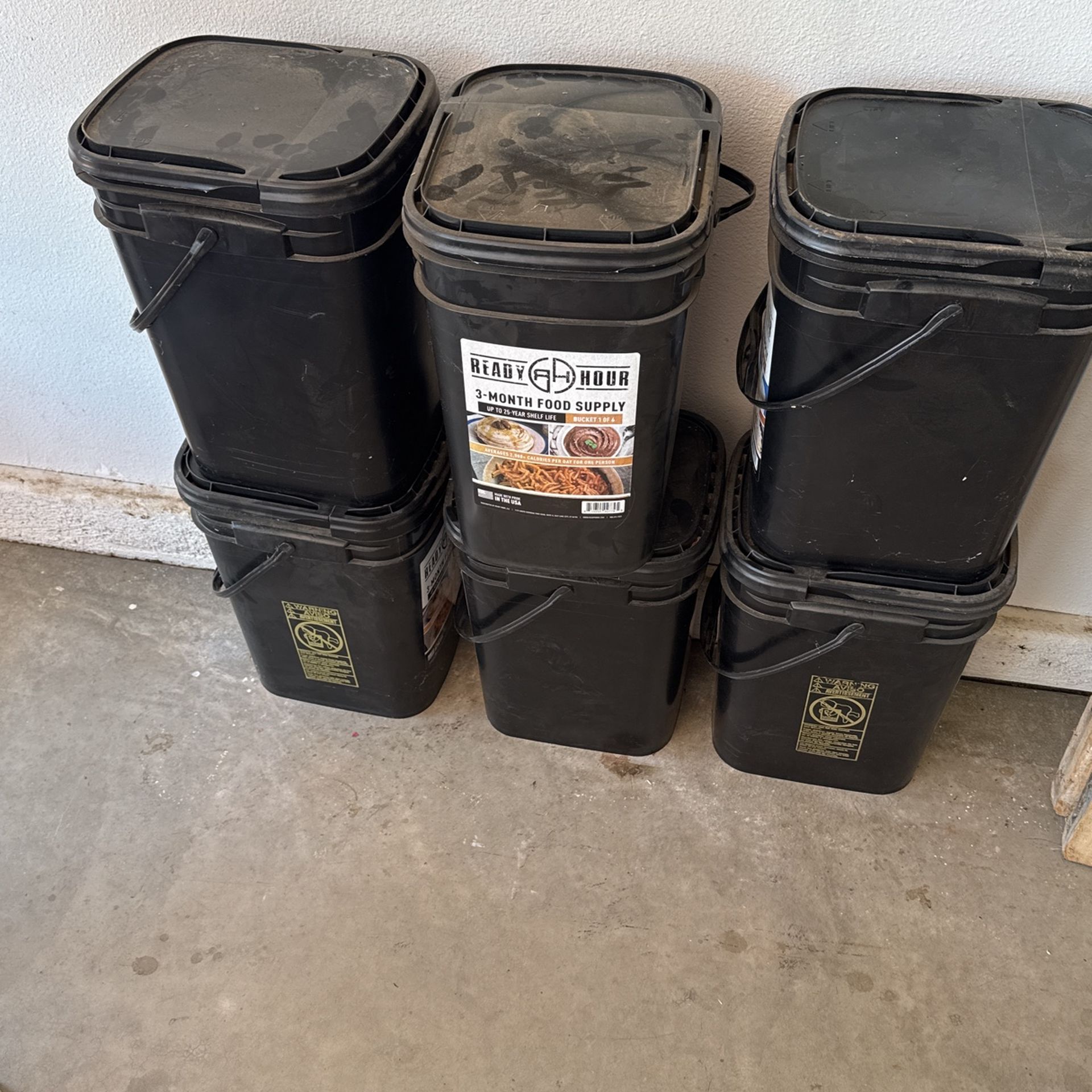 Ready Hour 3 Month Food Supply - Assorted Buckets