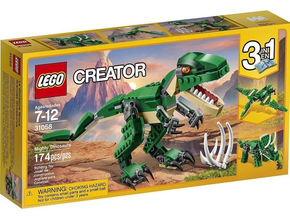 LEGO Mighty Dinosaurs 31058 Creator Set 3 in 1 T-R