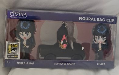 SDCC 2026 Monogram EXCLUSIVE Elvira Figural Bag Clip 3-Pack! 1 Of 200