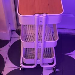3 tiered rolling cart