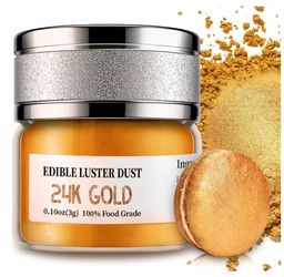 24K Gold Luster Dust, INOCERIS Food Grade Cake Dust