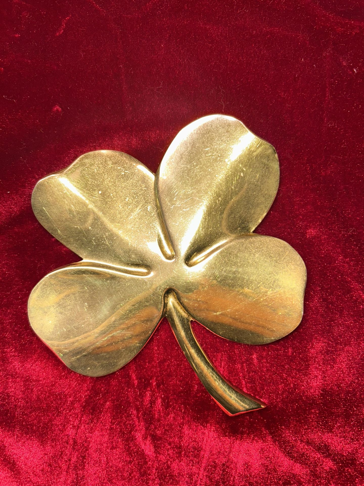 Brass 4 Leaf Clover