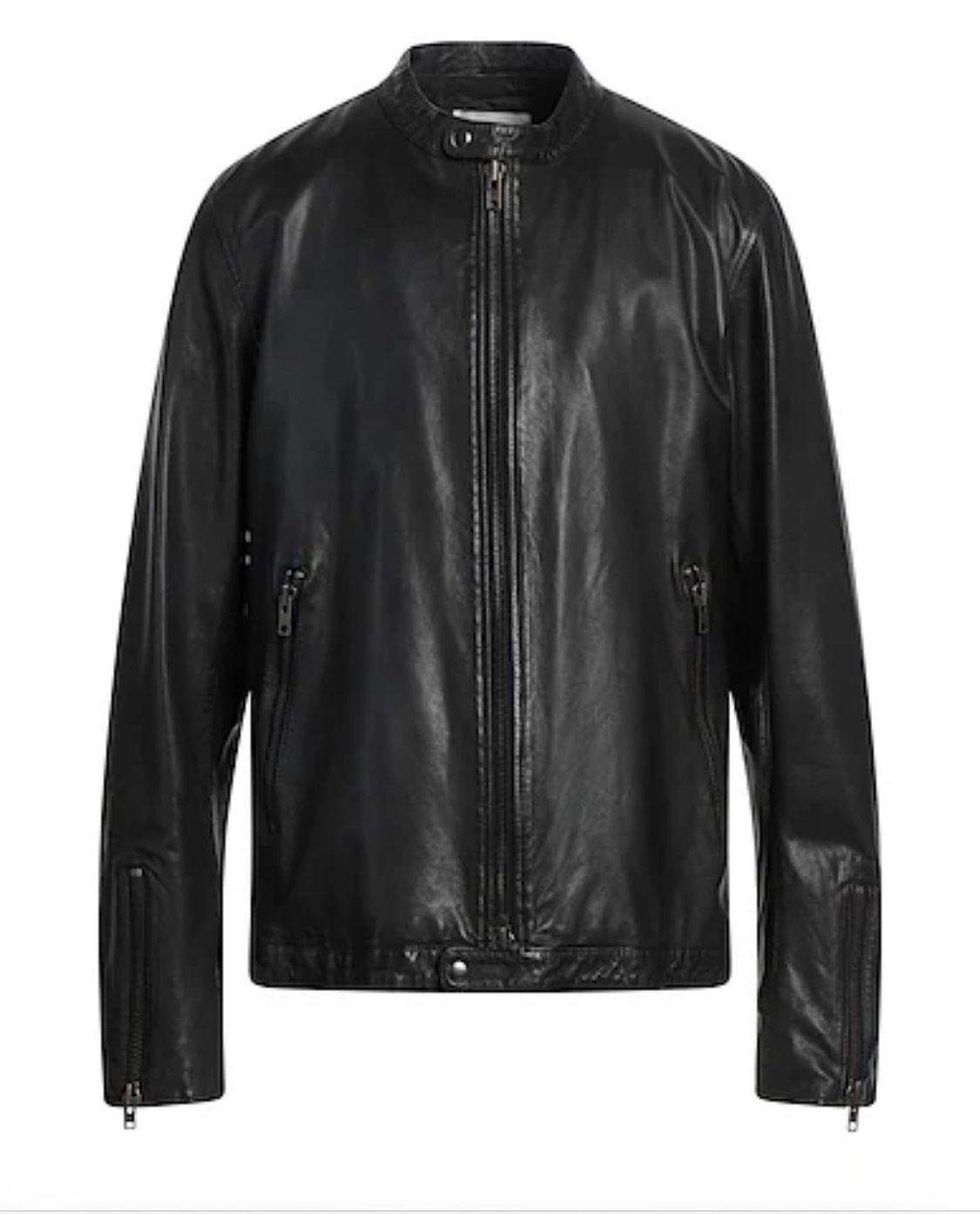 New Men’s Leather Jacket , Large