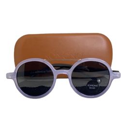 Komono Sunglasses Kids New Vivien Round Violet Black