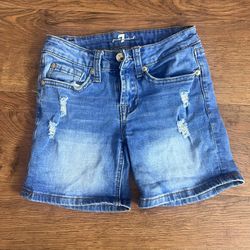 7 for All Mankind kids denim shorts size 8