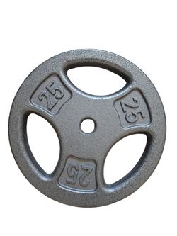 Athletic Works 25lb Black Cast Iron Standard Weight Plate, Single |💲3️⃣0️⃣