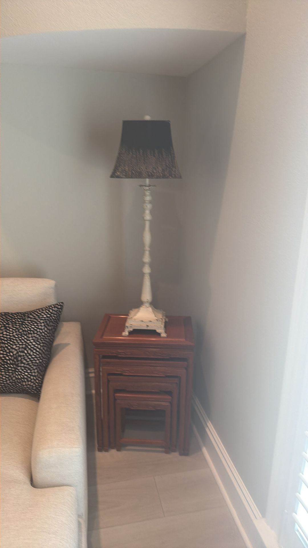 Free side tables and lamp