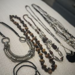 Lot Of 6 Unique Necklaces 
