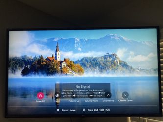 LG smart 4K TV 55 inches