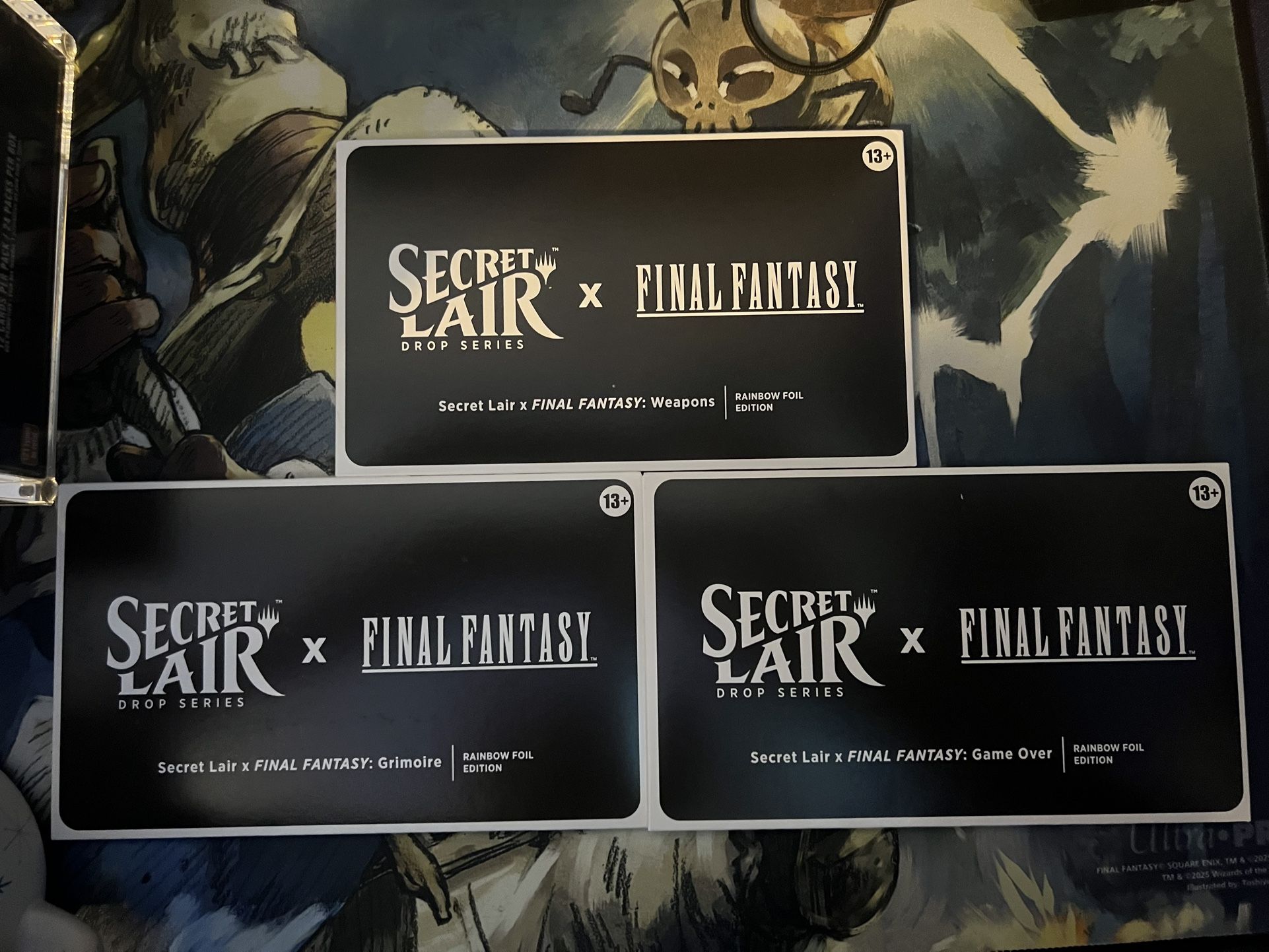 Secret Lair Final Fantasy Magic The Gathering Rainbow Foil Set