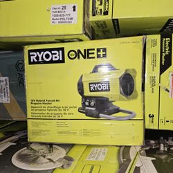 Ryobi 18v Cordless Hybrid Forced Air Propane Heater