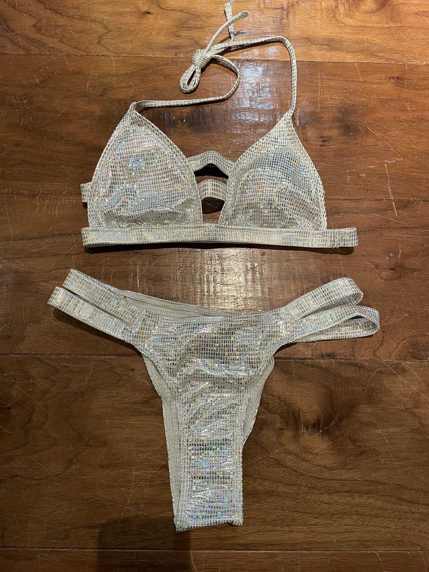 Metallic 2 PC Bikini