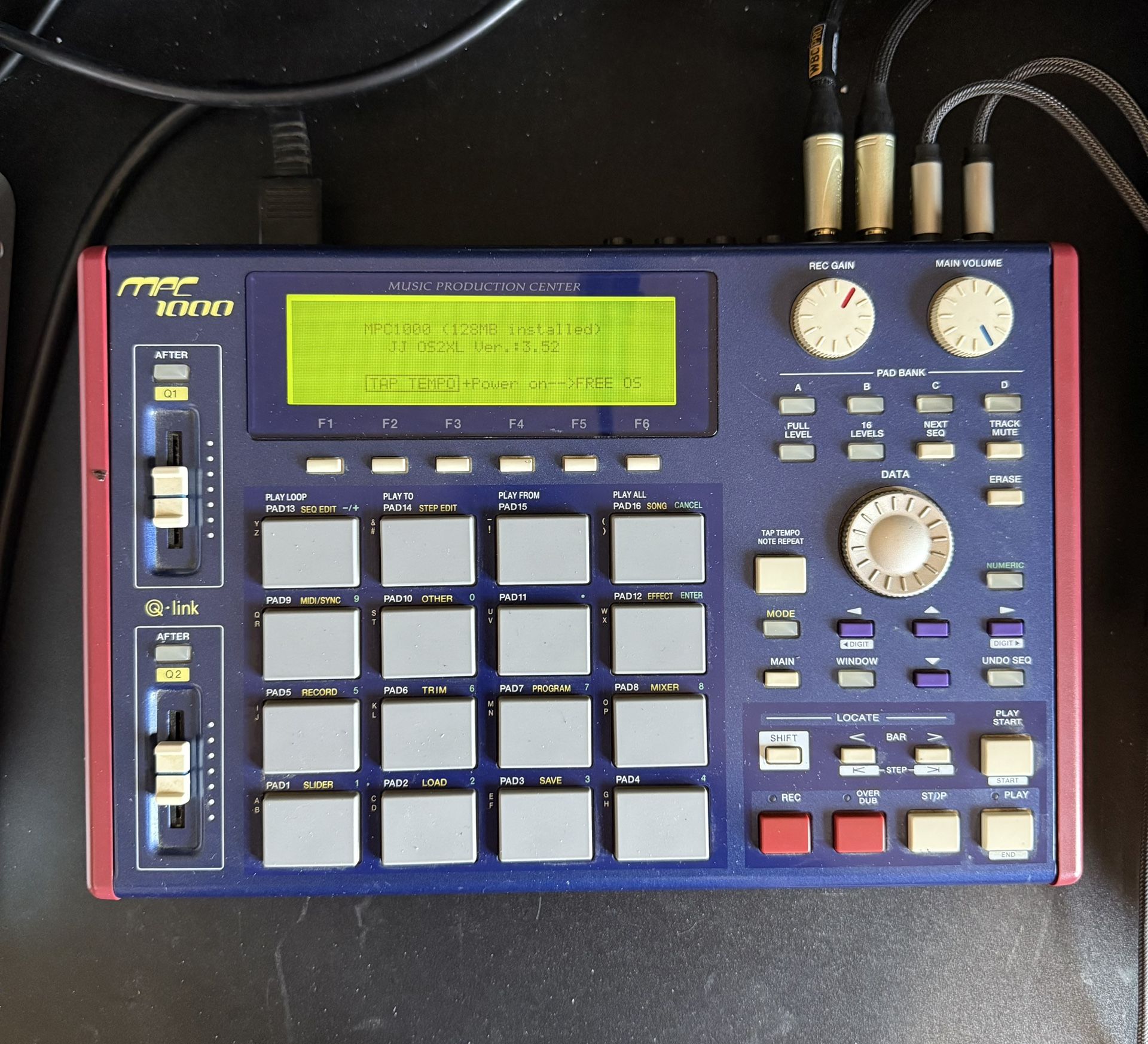 Akai MPC1000 – JJOS 2XL, Maxed-Out 128 MB RAM, Clean & Fully Functional