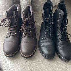 Women’s boots 8.5 both for $10
