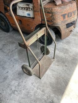 Oxygen And Acetylene Cart