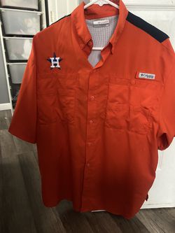 orange astros columbia shirt
