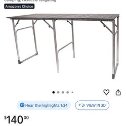 GCI OUTDOOR Slim-Fold Table | Portable Outdoor 4 Person Dining