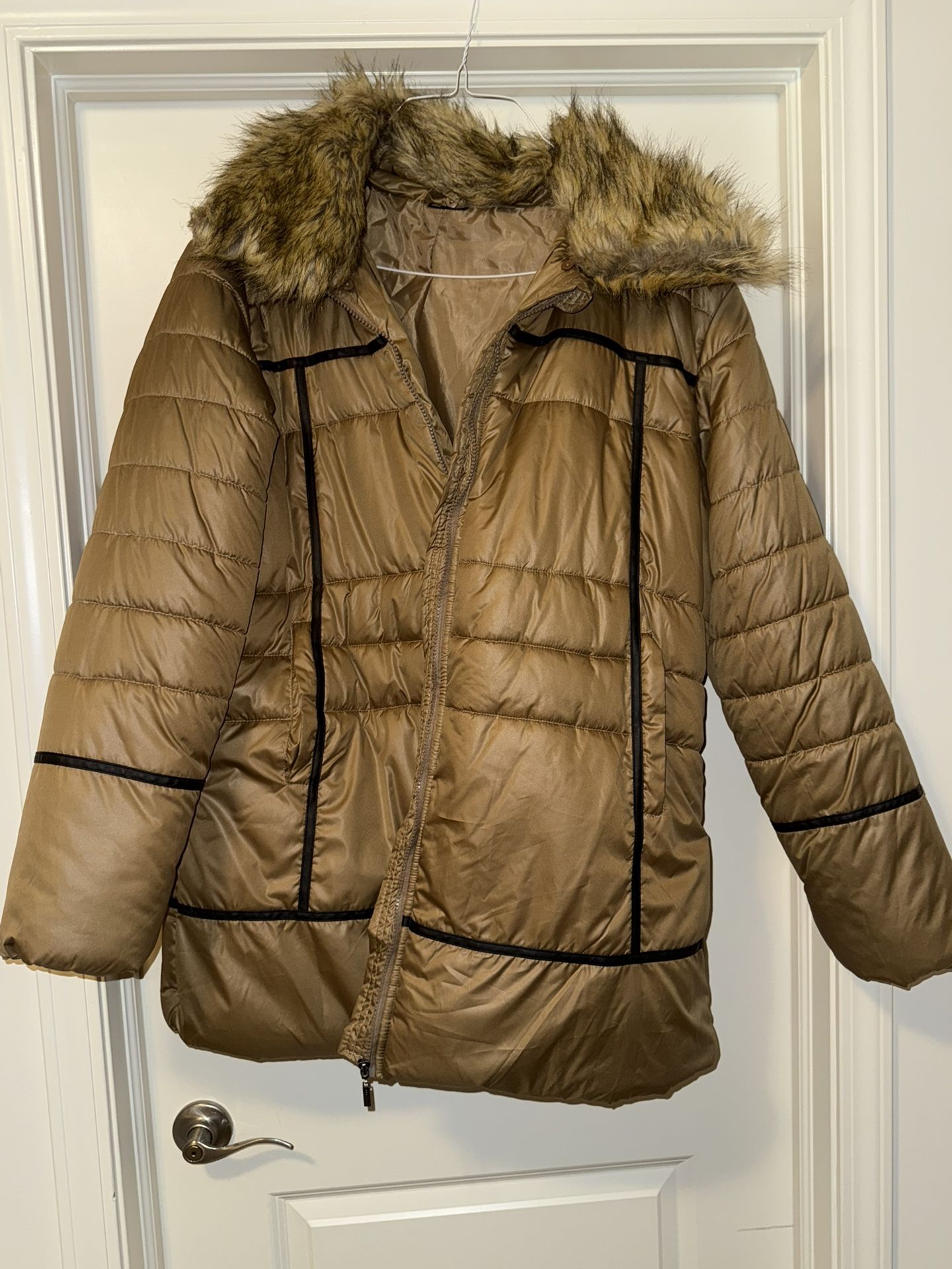 Laura Torelli Brand New Plus Size Coat/Puffer Jacket/ Brown / Women